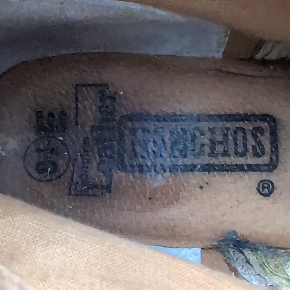 Honchos Split Leather Upper Tan Steel Toe Work Boots,8.5 E. - Picture 10 of 13